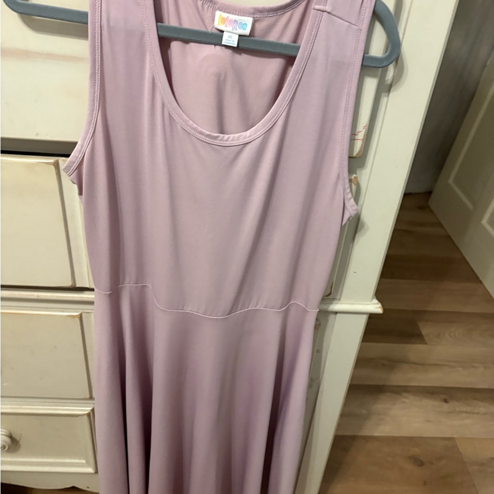 LuLaRoe Lavender Scoop Neck Dress